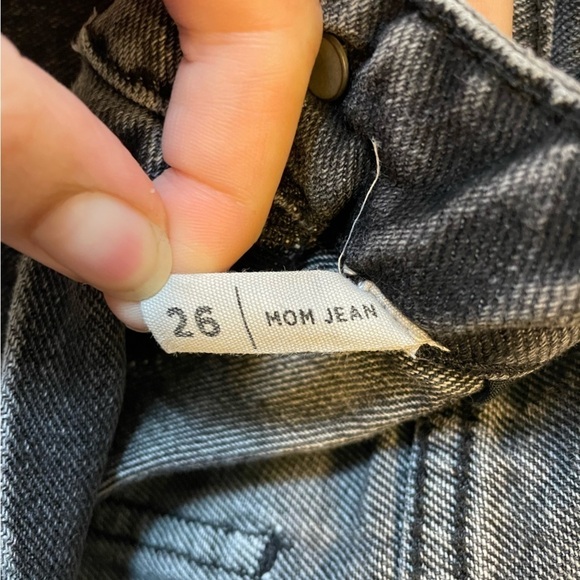 PACSUN Washed Black Mom Jean - Picture 4 of 4